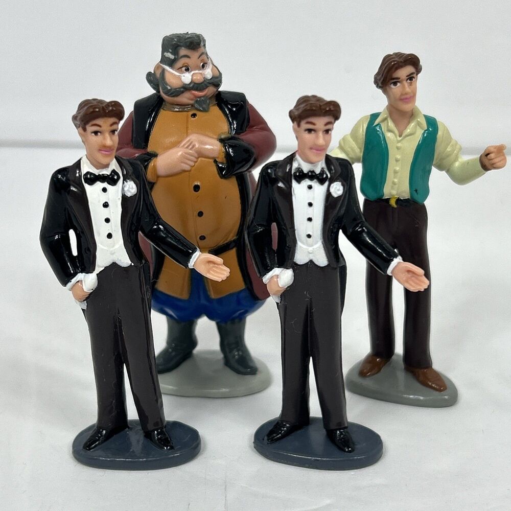 Disney Anastasia Vladimir Dimitri Collectible Figures PVC CAKETOPPER 1997 Toy
